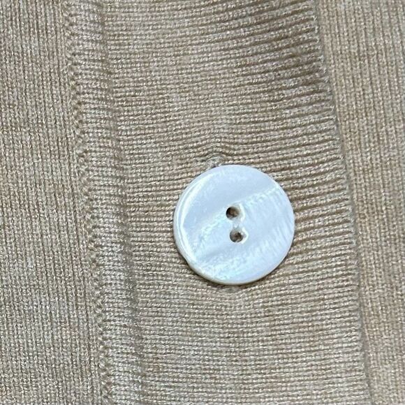 Tuckernuck Channing Mini Polo Dress Tan Knit Size Small Quiet Luxury Rich Mom - Picture 5 of 9